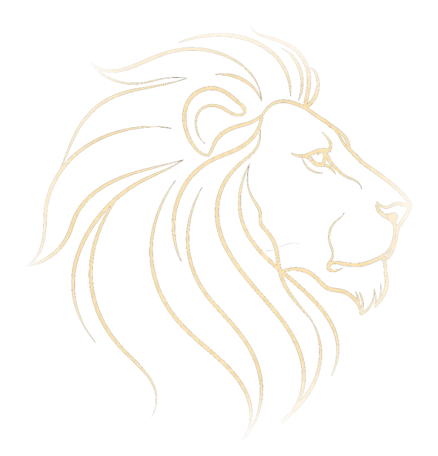 Leonine lion crest